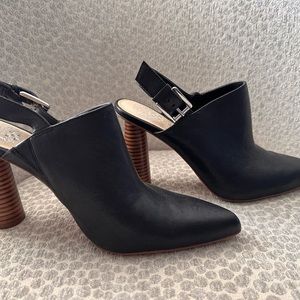 Vince Camuto high open heel with straps. Size 8.5